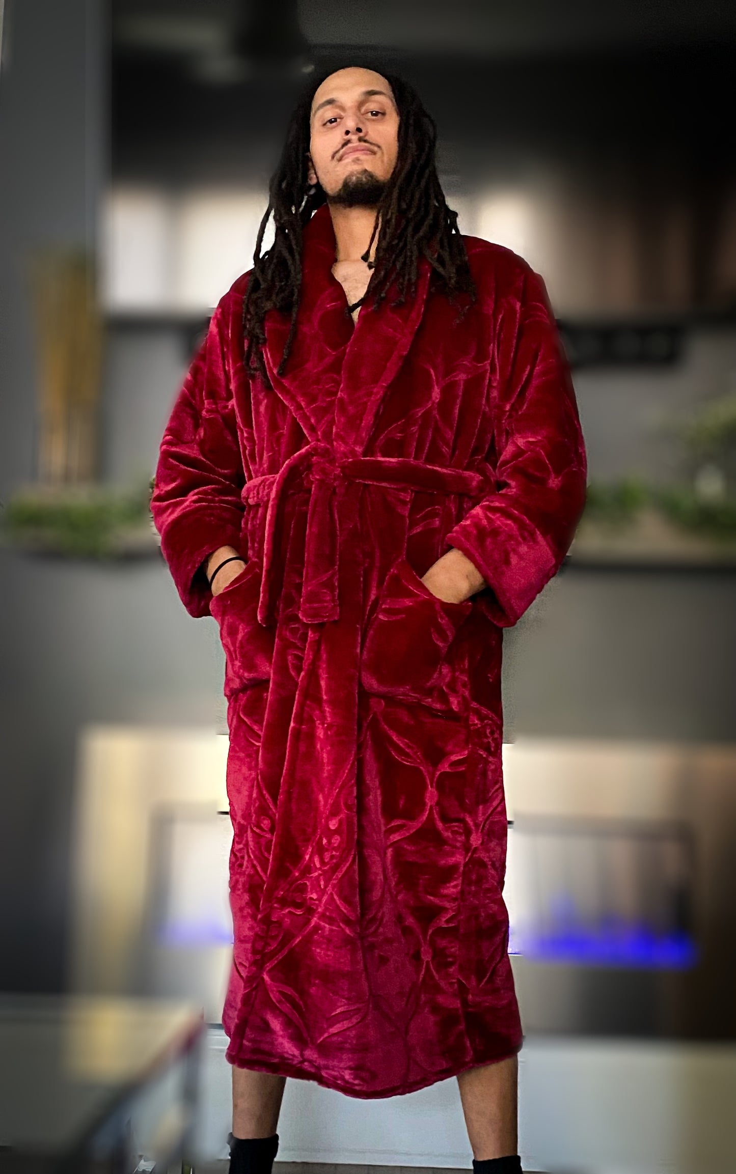 Burgundy Homebody Robe